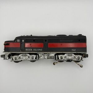 Lionel 2031 Rock Island Diesel Locomotive O Gauge Black Red Dummy Unit